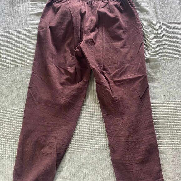 Madewell Corduroy Pull-On Mid-Rise Jogger Pants XS - Picture 3 of 4